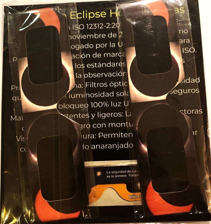 Disponemos de gafas homologadas